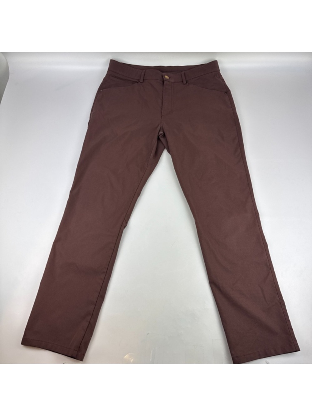 Myles Mens Size 34x31 Tour Pants Performance Stretch Casual Comfort Burgundy
